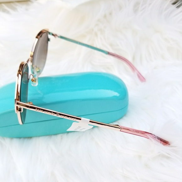 kate spade Accessories Kate Spade Rose Gold Kaydee Pink Sunglasses